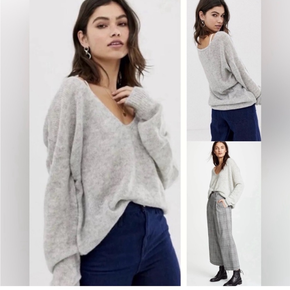 Free People Gossamer V-Neck Sweater M